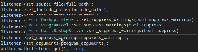 C++ LSP Hover